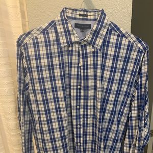 Button down blue size L